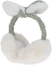 [TEMPNAP] Fluffy Hair Band Earmuffs Fluffy Ear Muffs Warmers Winter Ear Warmer Men Ear Warmers for Women Winter Ear Cover Women Faux Adorable Ear Cuff Adult Earmuff Plush Green