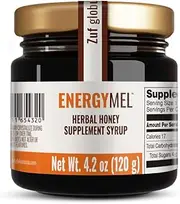 Zuf Globus: EnergyMEL Honey Supplement | Caffeine & Nicotine Free | Helps Restore Physical and Mental Energy | Botanicals | The Honey That’s More (4.2 oz)