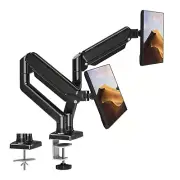 Dual Monitor Gas Spring Stand for 13-32 Inch Screens, Full Motion Adjustable
