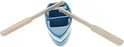 HOOTNEE Mini Resin Boat Model Coastal Decor Toy Sail Boat for Bath Office Home Educational Micro Landscape Ornament