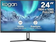 Kogan 24" Full HD 100Hz Frameless FreeSync Monitor (1920 x 1080) - KAMN24F10VB - 24 Inch