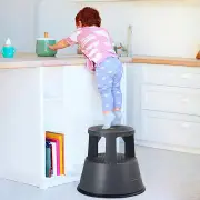 CostwayKick Stool Ladder with Non-Slipping Platform for Kitchen/Bathroom
