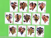 #D102. HEART SUIT SET OF 1998 HAWTHORN HAWKS AFL PLAYING CARDS