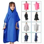Absorbent Child Swimming Towels Hooded Surf Poncho Beach Poncho Towels Beach