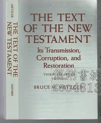 在飛比找Yahoo!奇摩拍賣優惠-《The Text of the New Testament