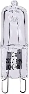 2X 25W G9 Warm White Halogen Oven Dimmable Bi-Pin Light Bulb 220-240V 2000hr AU