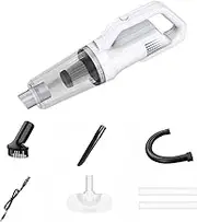 Wireless Car Vacuum Cleaner 12KPa Powerful Suction Household Small Wet and Dry High-Powered 120W Handheld Vacuum Cleaner with Floor Brush