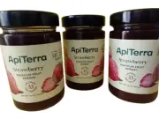 Strawberry Fruit Spread, ApiTerra Brand, 12oz, BB 7/26, Lot of 3