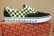 NEW MENS WOMENS VANS BMX ERA LIME BLACK CHECKERBOARD SKATE SHOES THUMB UP 7.5 9