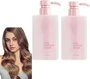 Hair Curl Defining Cream, curl Cream for Curly Hair Anti Frizz, Natural Frizz Control Sculpting Gel, Anti Frizz Styling Cream Definer for Men,Women,Moisturizing,Smoothing for Curly & Wavy Hair (2pcs)