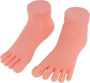 CLISPEED Manicure and Molds Nail Art Practice Model Foot Training Tool for Nails