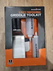Blackstone 5 Piece Professional Griddle Tool Kit Set Spatula Scraper Bottles New