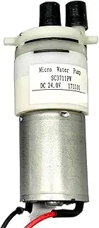 SC3711PW 12V DC 24V Water Pump, Food Grade Water Dispenser, 370ml Mini Liquid Pump, Over 1L/min, Low Noise Self-Priming Pump, 1 Pack (DC 24V Water Pump)