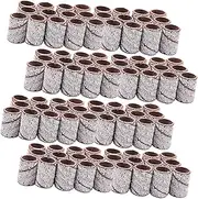Healeved Professional Nail Buffing Block 100pcs Sanding Bands Nail Polish Remover Sanding Ring for Manicure Pedicure