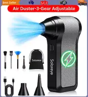Solareye Compressed Air Duster-3-Gear Adjustable Electric Air Duster, Rechargeab
