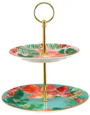 Maxwell & Williams: Teas & C's Tropicana 2 Tiered Cake Stand