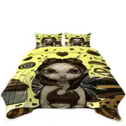 Cute Fantasy Favorite Treats Chocolate Fairy Coverlet