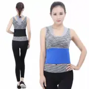 Blue Waist Belt Support Neoprene Lower Back Pain Body Brace Lumbar Control Sport