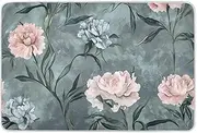 Big Pink Florals Extra Large Resuable Training Pee Pads for Kids Waterproof Washable Pee Pads for Bed Anti-Lip Incontinence Pads for Kids Adults Pets 52" L x 34" W