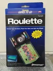 Vintage Pressman Travel Roulette Travel Games to Go 1995 NEW & SEALED