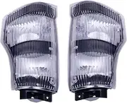 Prefer Warehouse Pair Park Signal Lights Set Right Passenger Left Driver Pair Compatible with 2006-2007 Isuzu NPR NQR HD/GC W Series Truck Corner Lights With Bulbs