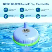 Inkbird Bluetooth Floating Pool Thermometer Spa Swimming Temp Aquarium Hot Tub