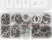 270 Pcs Serrated Lock Washer W/ Internal Tooth Stainless Steel Gasket Assortment