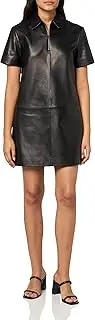 [Theory] Women's Short Sleeve Half Zip Dress