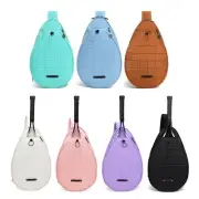 Adjustable Tennis Racket Slings Bag Shoulder Bag for Outdoor Sports School Use