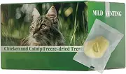 Cat Grass Teething Stick | cat Teeth Grinding Chew | Cats dentall Toy, Edible Pet Supplies Individually Packaged Kitten Chew Toys for Play, Training, Travel, Catnip Sticks (16 Pieces/Box)