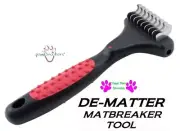 DOG Cat Hair Coat 9 Blade MATBREAKER XL Knot MAT Breaker Dematting Razor Tool Y