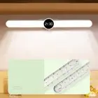 Table Lamp Clock Led Desk Lamp Study Reading Magnetictable Light Usb Light White