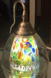 Murano Millefiori Pendant Lampshade W/Hardware *Sold Each *GORGEOUS!