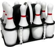 Premium Youth and Adult Bowling Set with 10 Soft Foam Pins and 2 Balls - Perf...