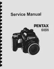 Pentax 645N Single Lens Reflex Camera Service & Repair Manual Reprint