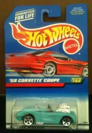 '58 Corvette Coupe Convertible Sports Car Zinger Hot Wheels 1998-780