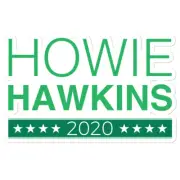 Howie Hawkins Sticker Presidential 2020 Green Party Election USA 3rd Party 5.5"