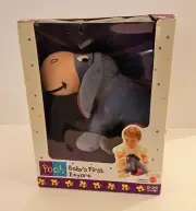 Pooh - Baby's First Eeyore Mattel - NIB Plush 0-24 Months