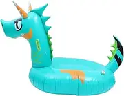 JOINPAYA Family Floating Bed Dragon Shape Inflatable Rafts Swimming Floating Pad Easy to Use and Store