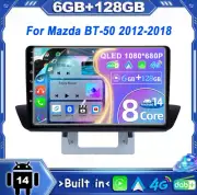 For Mazda BT-50 2012-18 Car Play Android 14 Auto Car Stereo Navi HDMI DAB+DSP 4G