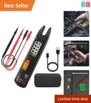 True RMS Clamp Meter - 3-in-1 Open Jaw Digital Multimeter for Precision Testing