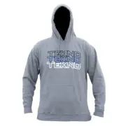 Tekno RC Pull Over Hoodie (stacked logo, gray)