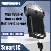 TYPE-C Li-Ion Coin Button Battery Charger For LIR2032/LIR1632/LIR2025/LIR2032