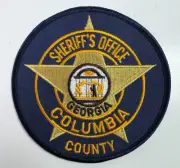 Columbia County Sheriff Georgia GA Patch D4