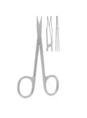 STEVENS TENOTOMY Scissor, 4.1/8", Straight, Short, Blades, Blunt Points Premium