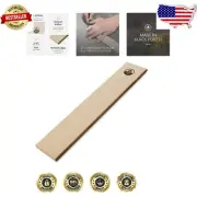 Compact Leather Strop for Knife Maintenance - 9.8" Professional-Grade Finish