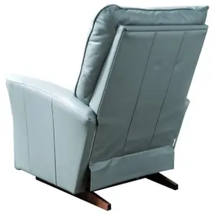 【HOLA】La-Z-Boy 單人全牛皮沙發/電動式休閒椅1PT765-湖水綠(皮沙發-湖水綠)