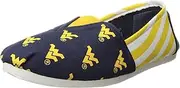 FOCO Women's NCAA College Team Logo Ladies Fashion Slip On Canvas Shoes