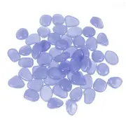 Glowing Stones 100 Pcs Glow in the Dark Rocks for Fish Tank Decor Violet