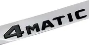 Anmou 3D ABS Black Logo CLA250 Sticker Letters Car Trunk Emblem Badge Compatible with Mercedes Benz CLA 250 CLA250 W117 C117 C118 W118 Accessories (Color : 4MATIC)